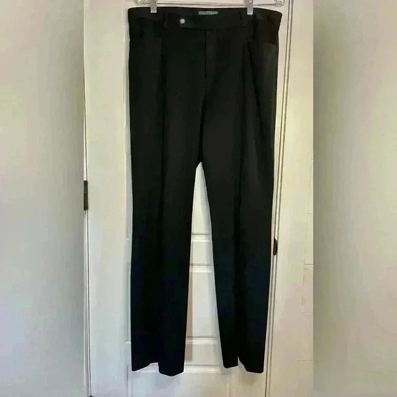 Lauren Ralph Lauren Adelle Black Pants Size 12 must have pants in good condition - Picture 2 of 6